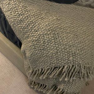 West Elm Basketweave Throw 50" x 60"